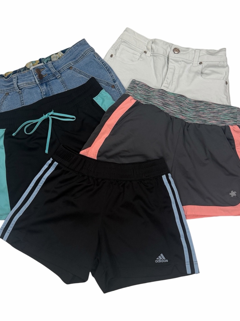 Nike Adidas Maurices Tek Gear Women’s Shorts Lot XS S 2 Bundle